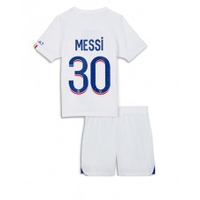 Paris Saint-Germain Lionel Messi #30 Tredjedraktsett Barn 2022-23 Kortermet (+ korte bukser)